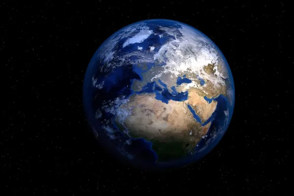 na zdjęciu Ziemia 