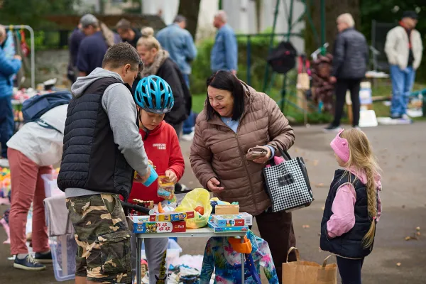 Na zdjęciu ubiegłoroczna wyprzedaż na Osiedlu Piastowskim 