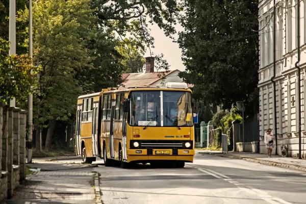 Na zdjęciu zabytkowy Ikarus