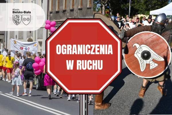 Na zdjęciu grafika informująca o utrudnieniach
