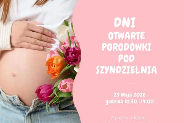 Na zdjęciu plakat z sylwetką kobiety w ciąży i napisem