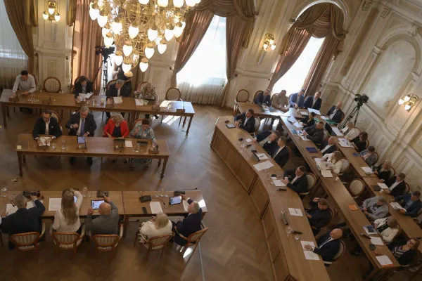 Na zdjęciu obrady sesji Rady Miejskiej w Bielsku-Białej 