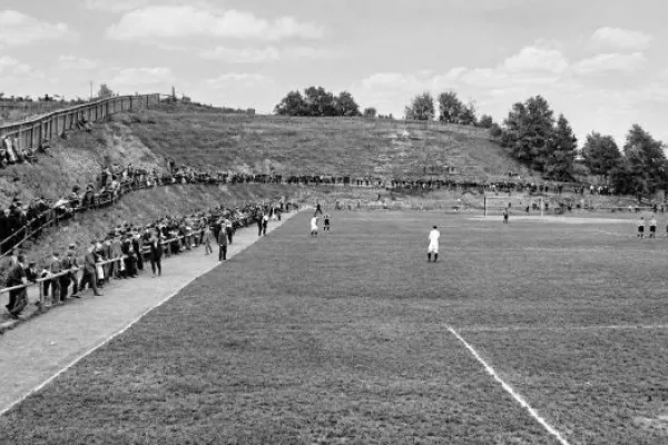 Na zdjęciu stadion na górce 